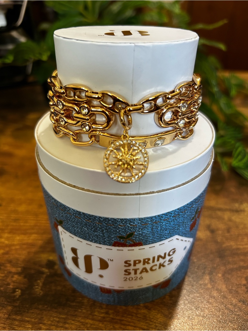 Bomb Party Spring Stacks 2026 “Cosmic Compass” Gold Bracelets